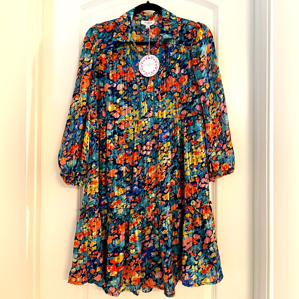 Umgee Floral Mini Dress